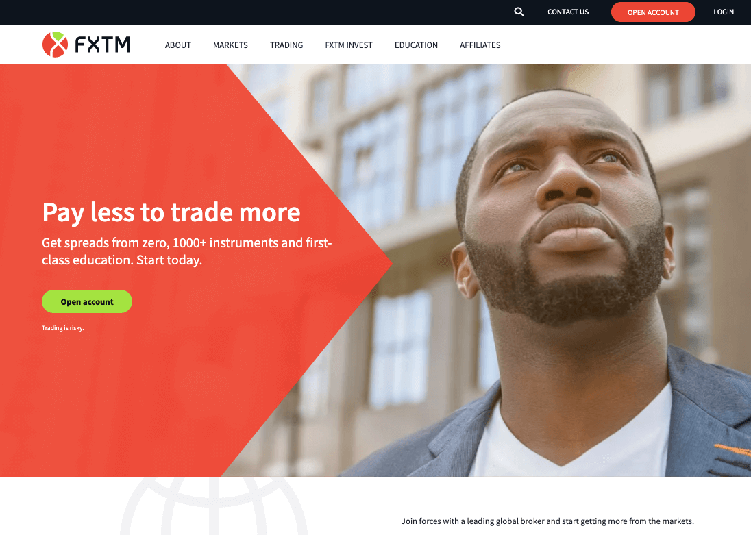 FXTM Kenya Website