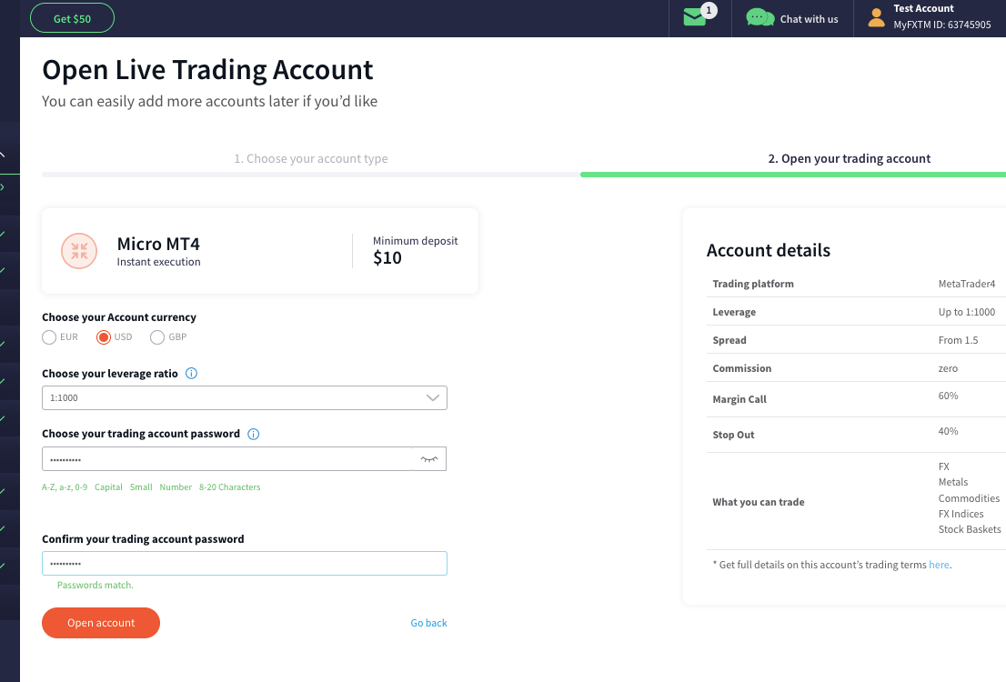FXTM Kenya Trading Account  Opening