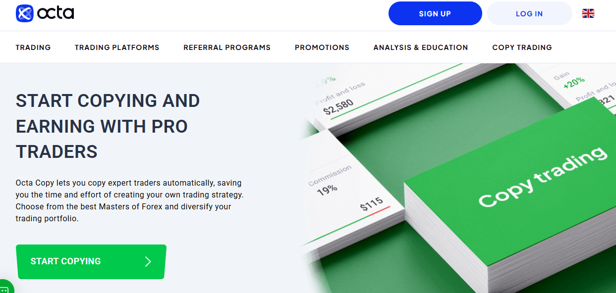 Copy Trading on OctaFX