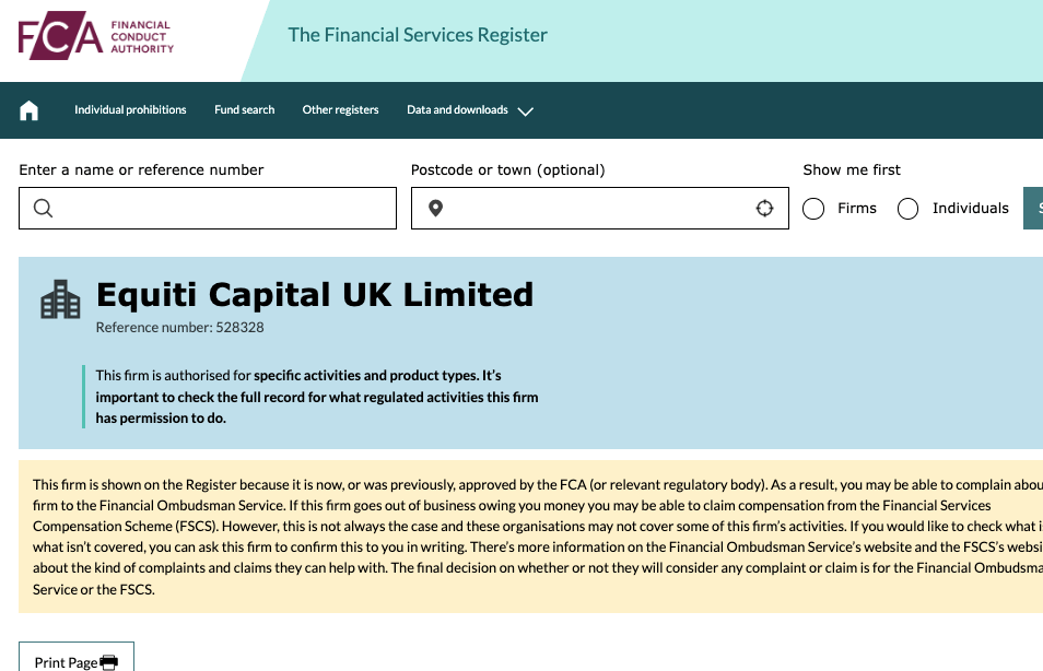 FXPesa License in UK by FCA