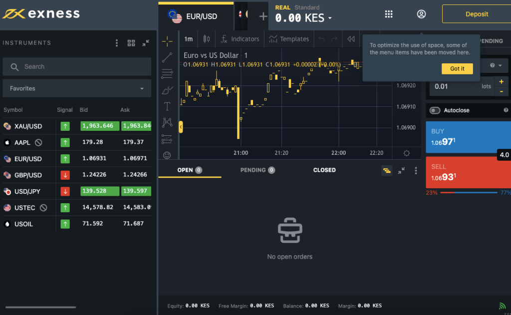 Exness Review 2025 - Exness Platform Features in Kenya